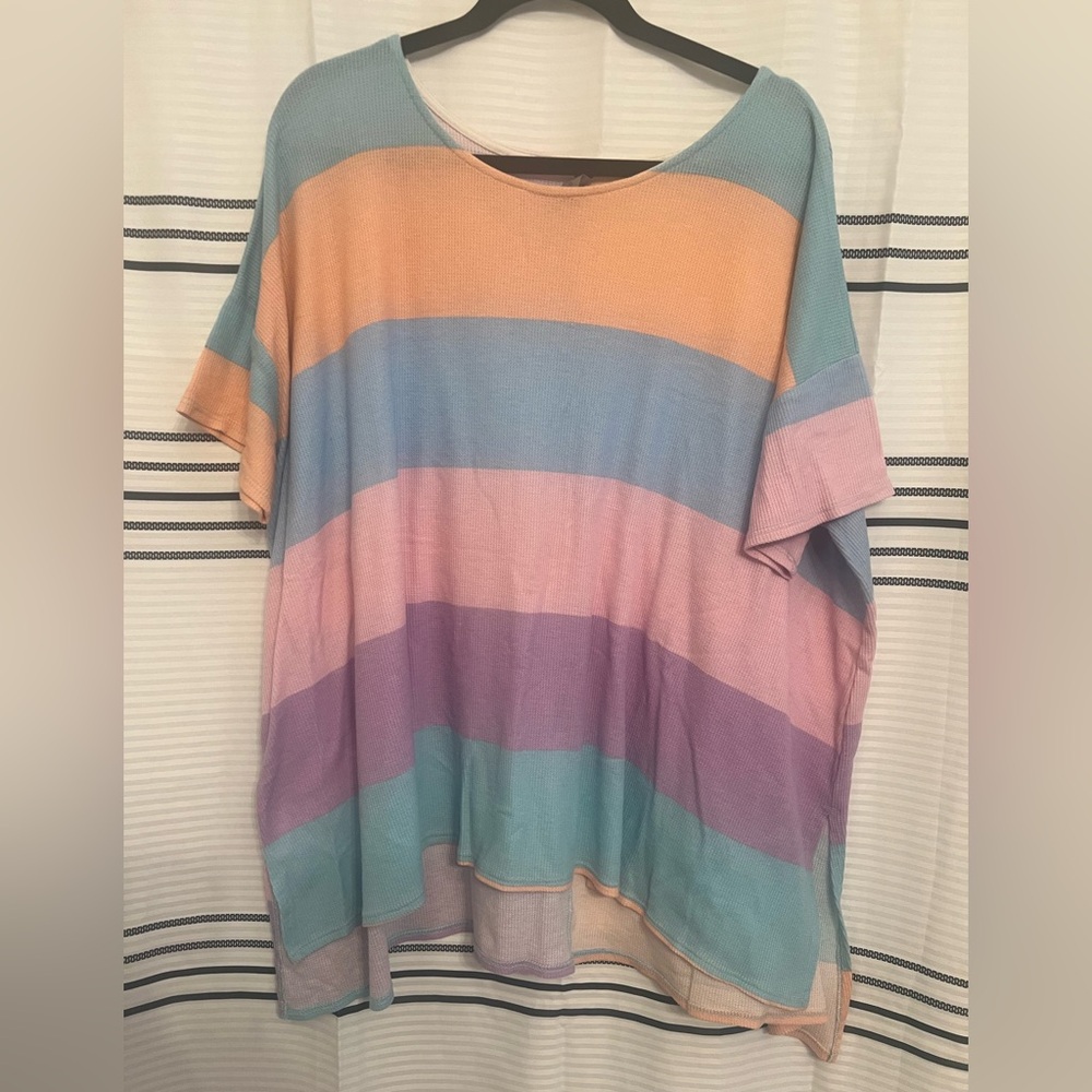 Honeyme Curvy waffle tunic L/XL
